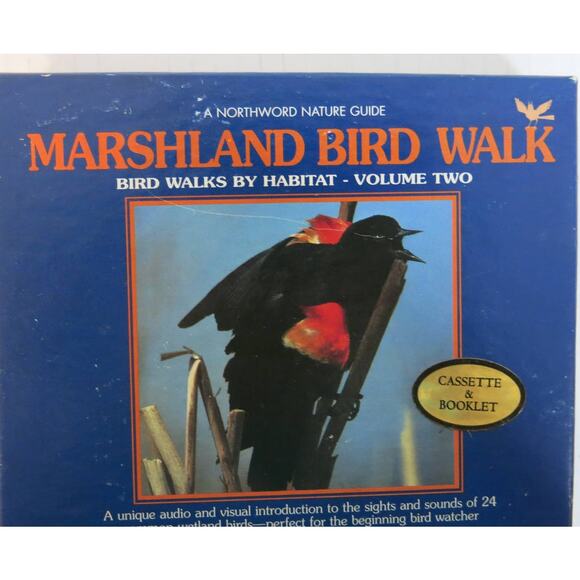 Northwood Nature Guide MARSHLAND BIRD WALK Cassette and Book in Box 1995 - Picture 3 of 14